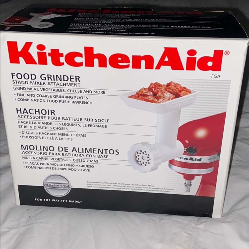 KitchenAid food grinder attachment